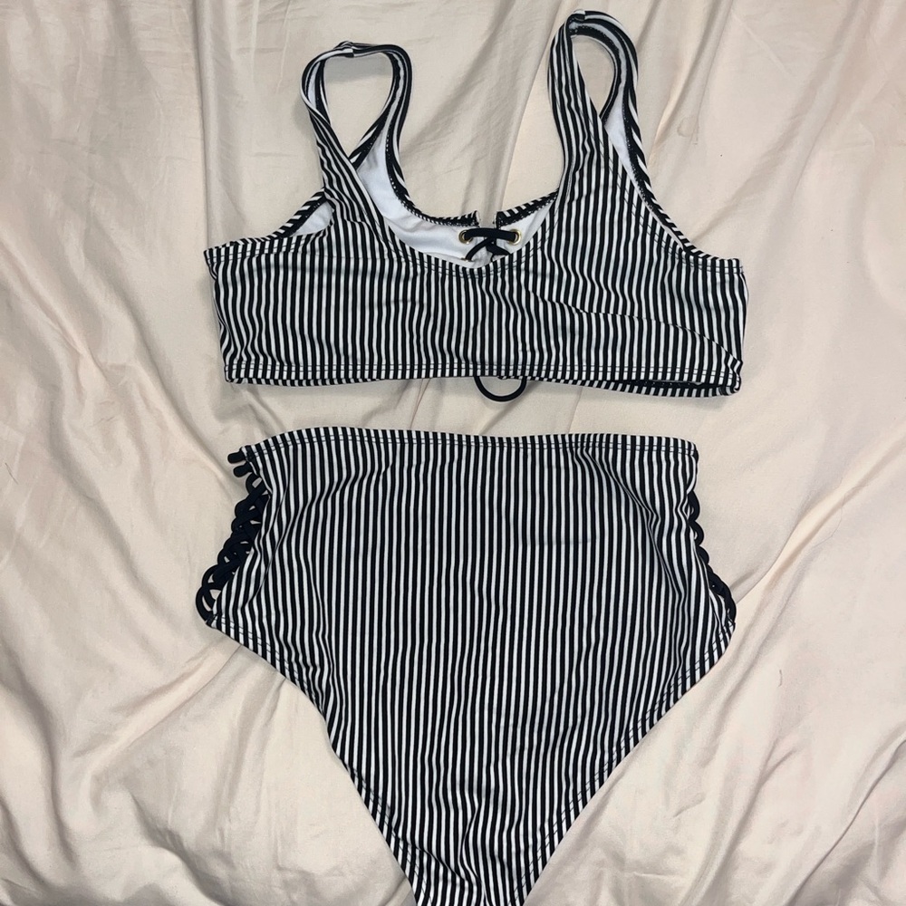 Bebe Striped Bikini - image 4